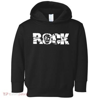 Rock Skull Grunge Toddler Hoodie