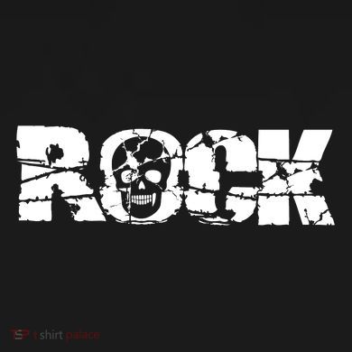 Rock Skull Grunge Tall Hoodie