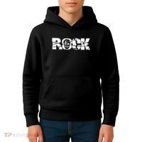 Rock Skull Grunge Kids Hoodie thumb 4