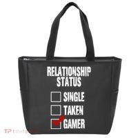 Relationship Status Gamer Funny Tote Bag thumb 0
