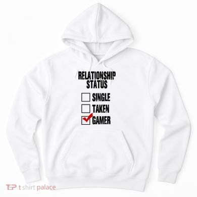 Relationship Status Gamer Funny Hoodie