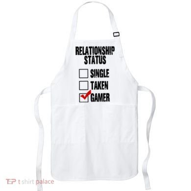 Relationship Status Gamer Funny Apron