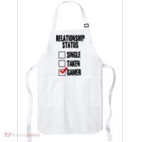 Relationship Status Gamer Funny Apron thumb 0