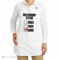Relationship Status Gamer Funny Apron thumb 2