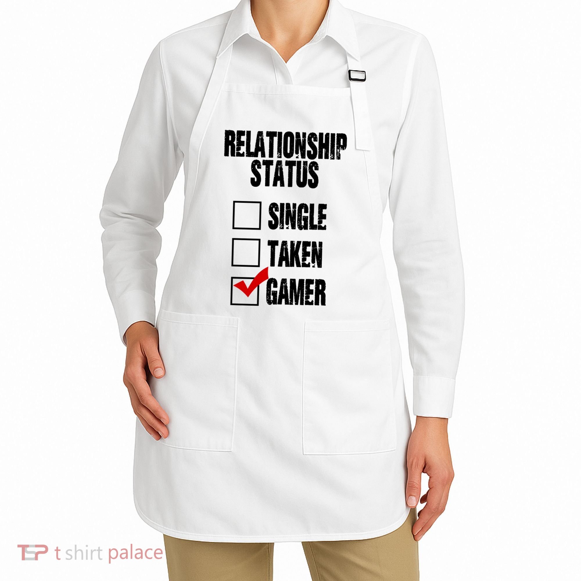 Relationship Status Gamer Funny Apron