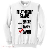 Relationship Status Gamer Funny Sweatshirt thumb 0