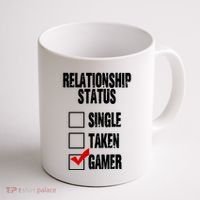 Relationship Status Gamer Funny Coffee Mug thumb 1