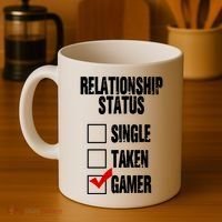 Relationship Status Gamer Funny Coffee Mug thumb 4