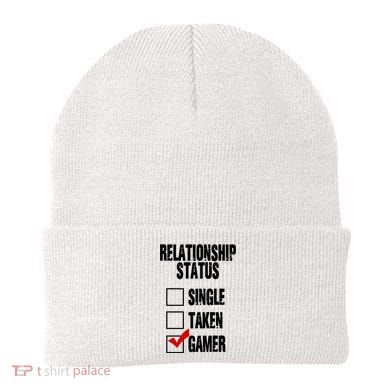 Relationship Status Gamer Funny Beanie