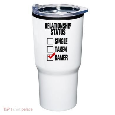 Relationship Status Gamer Funny Tumbler