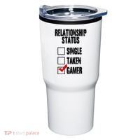 Relationship Status Gamer Funny Tumbler thumb 0