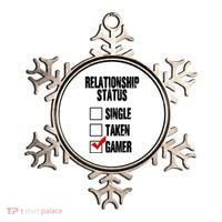 Relationship Status Gamer Funny Ornament thumb 0