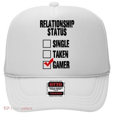 Relationship Status Gamer Funny Hat