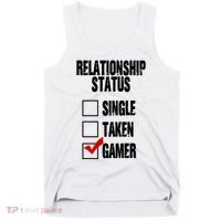 Relationship Status Gamer Funny Tank Top thumb 0