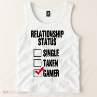 Relationship Status Gamer Funny Tank Top thumb 2