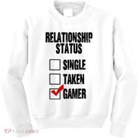 Relationship Status Gamer Funny Kids Sweatshirt thumb 0