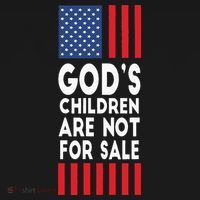 Retro Style Gods Children Are Not For Sale Ornament thumb 1
