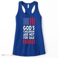 Retro Style Gods Children Are Not For Sale Women's Tank Top thumb 0