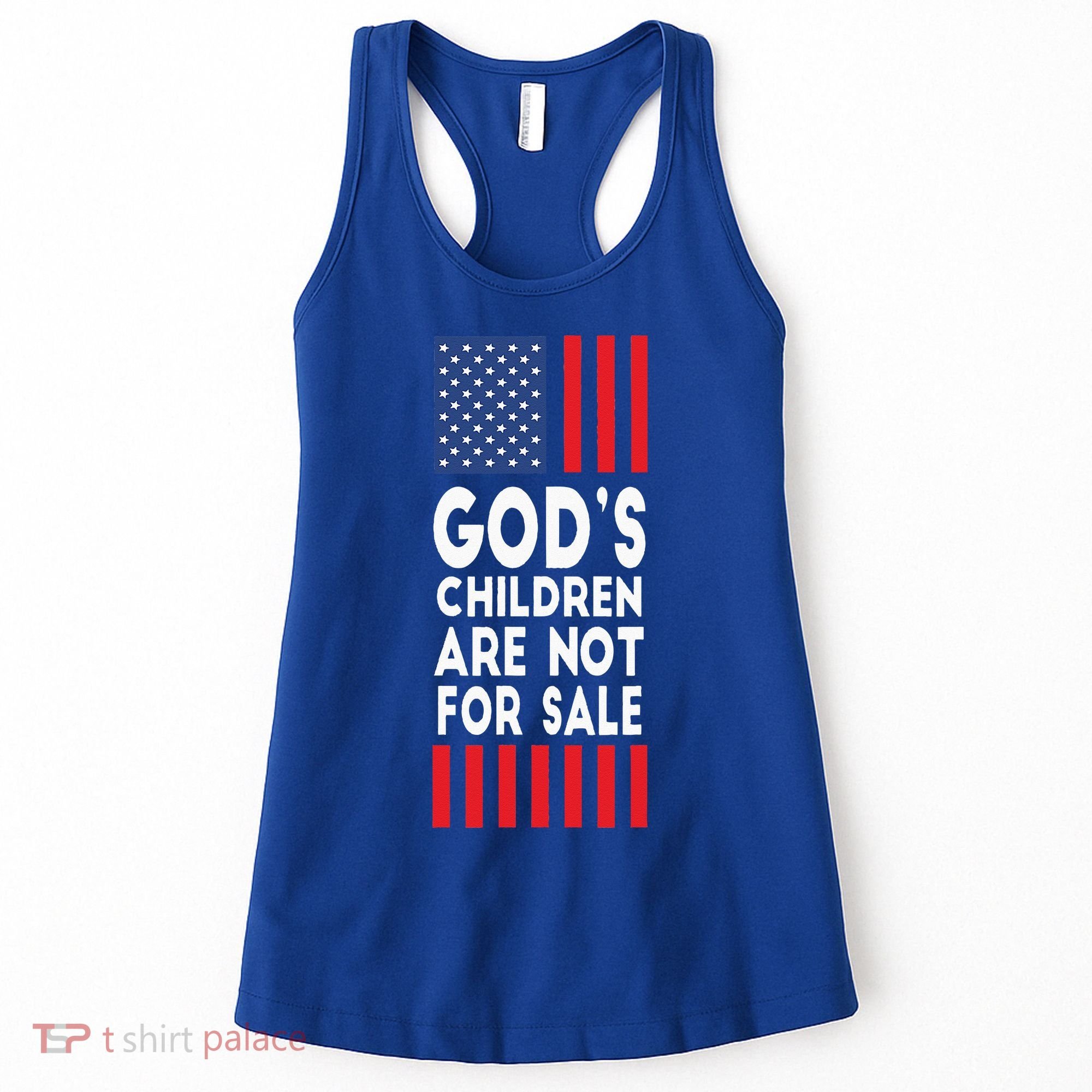 Retro Style Gods Children Are Not For Sale Women's Tank Top