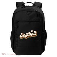 Retro Softball Graphic Softball Backpack thumb 0