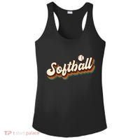 Retro Softball Graphic Softball Ladies PosiCharge Competitor Racerback Tank thumb 0