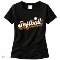 Retro Softball Graphic Softball Women's T-Shirt thumb 0