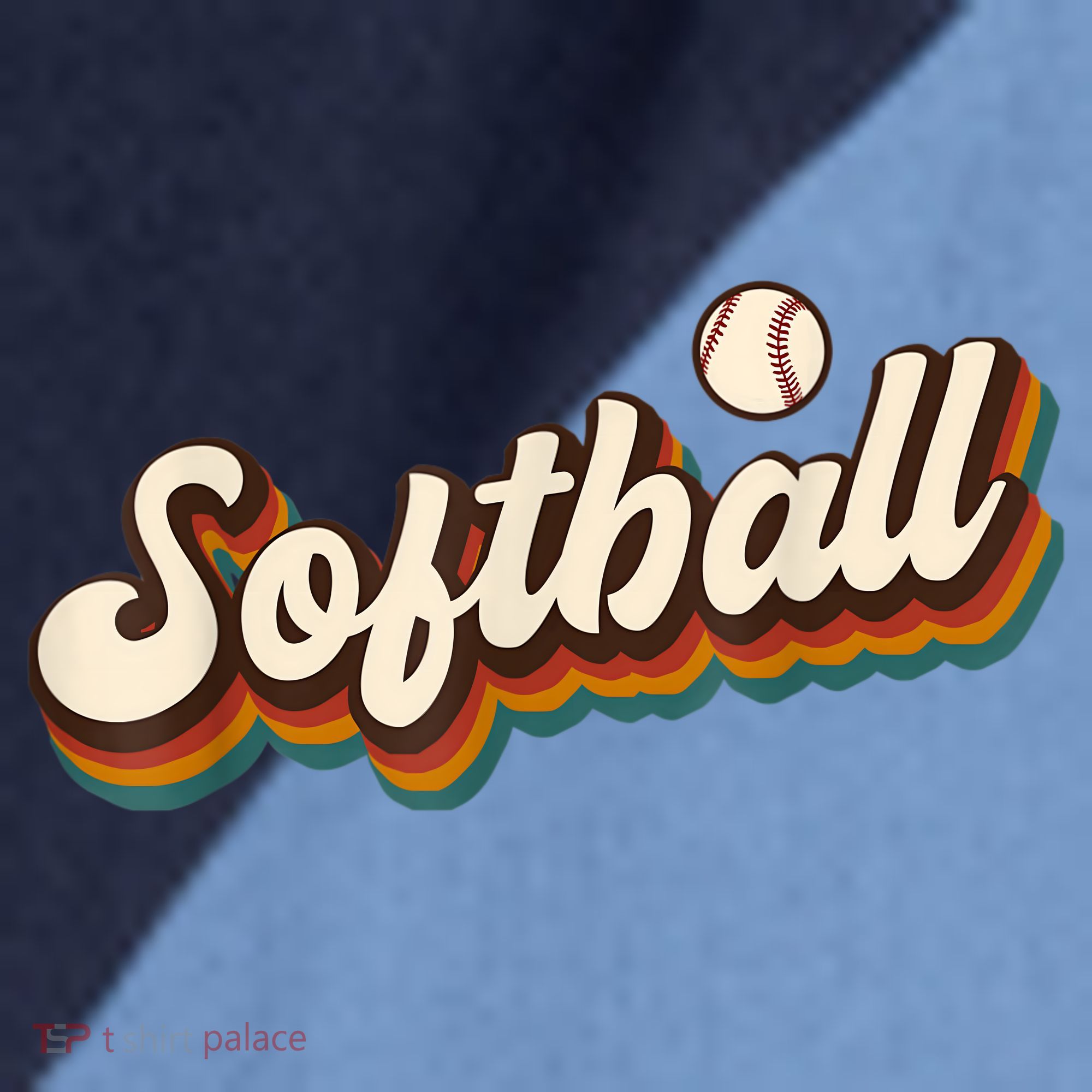 Retro Softball Graphic Softball Raglan Baseball Sleeve Shirt
