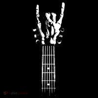 Rock Skeleton Guitar Sweatshirt thumb 3