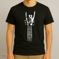 Rock Skeleton Guitar T-Shirt thumb 3
