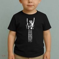 Rock Skeleton Guitar Toddler T-Shirt thumb 2