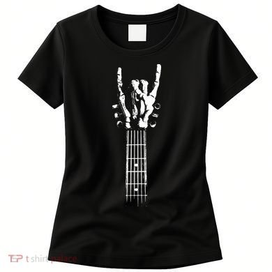 Rock Skeleton Guitar Women's T-Shirt