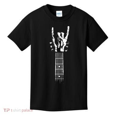 Rock Skeleton Guitar Kids T-Shirt