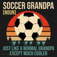 Retro Soccer Grandpa Definition Gift Soccer Player Grandpa Gift Ornament thumb 1
