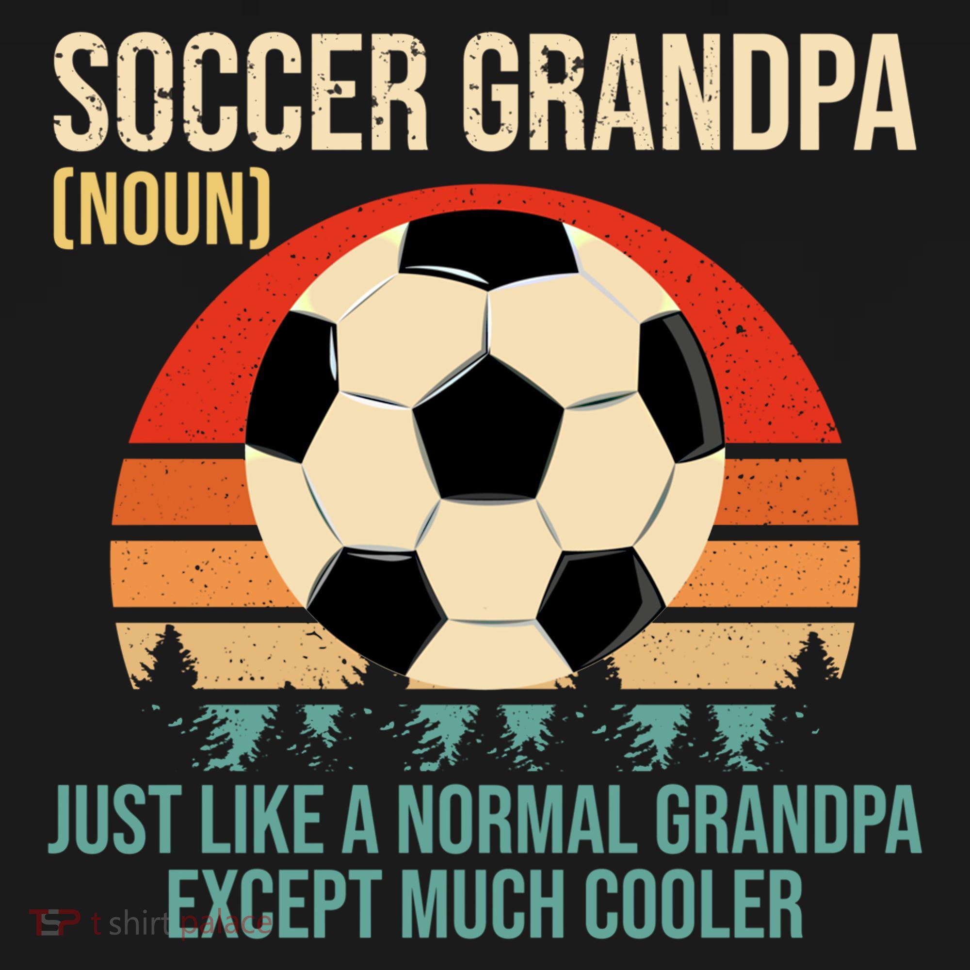 Retro Soccer Grandpa Definition Gift Soccer Player Grandpa Gift Ornament