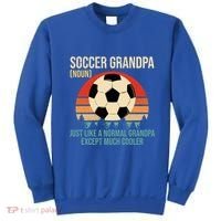 Retro Soccer Grandpa Definition Gift Soccer Player Grandpa Gift Sweatshirt thumb 0
