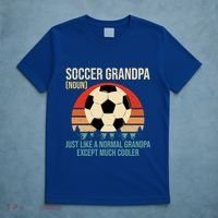 Retro Soccer Grandpa Definition Gift Soccer Player Grandpa Gift T-Shirt thumb 5