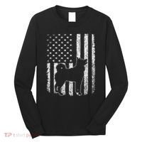 Retro Siberian Husky American Flag Dog Dad Dog Mom Long Sleeve Shirt thumb 0