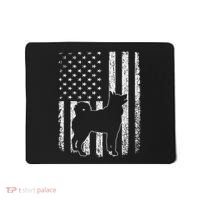 Retro Siberian Husky American Flag Dog Dad Dog Mom Mousepad thumb 0