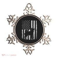 Retro Siberian Husky American Flag Dog Dad Dog Mom Ornament thumb 0