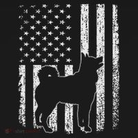 Retro Siberian Husky American Flag Dog Dad Dog Mom Baby Bodysuit thumb 2