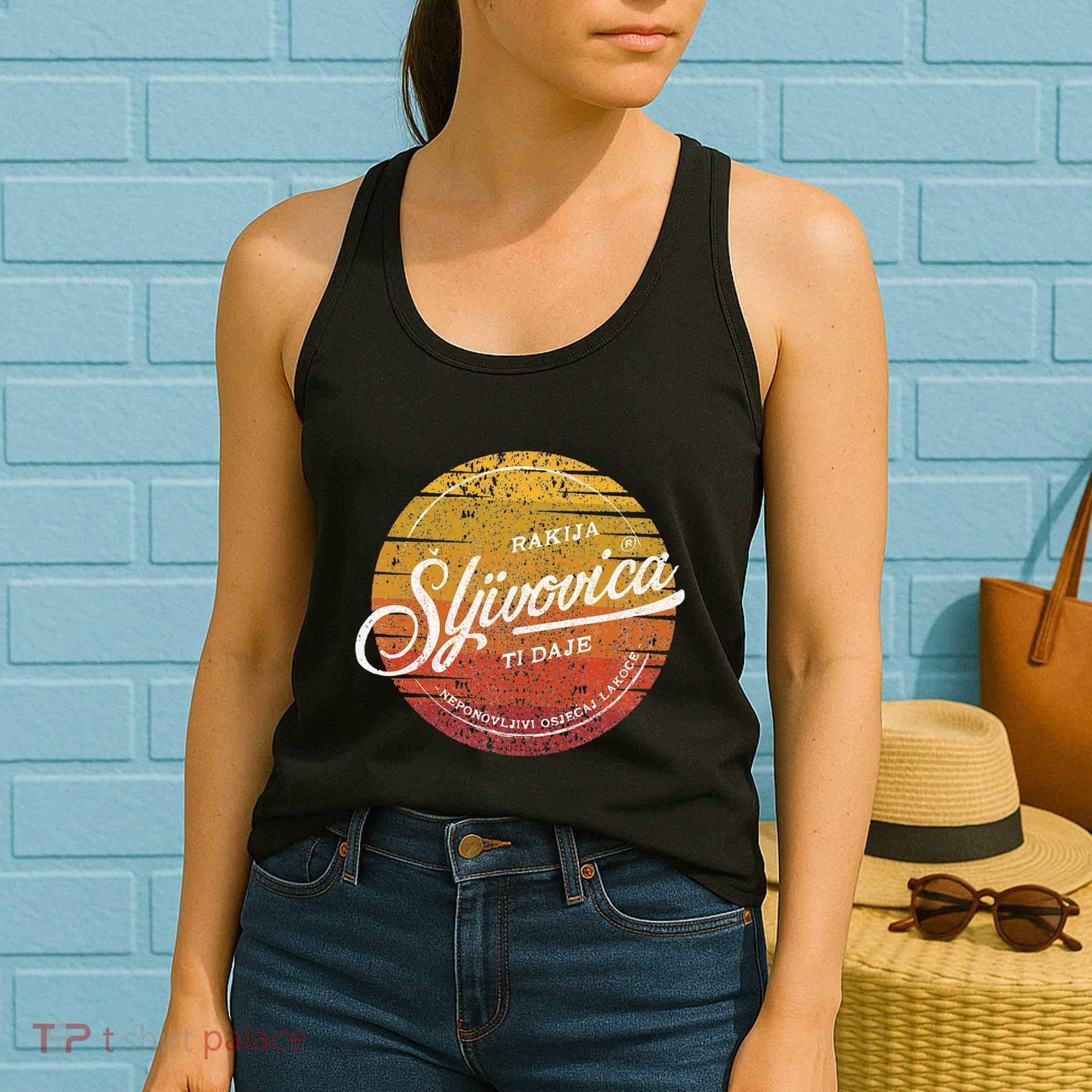 Rakija Sljivovica Hrvatska Bosna Srbija Balkans Women's Tank Top