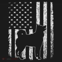 Retro Siberian Husky American Flag Dog Dad Dog Mom Women's Tank Top thumb 5