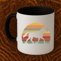 Retro Sunset Horse Coffee Mug thumb 2