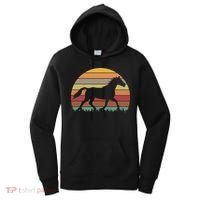 Retro Sunset Horse Women's Hoodie thumb 0