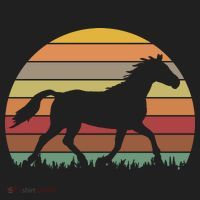 Retro Sunset Horse Tumbler thumb 3