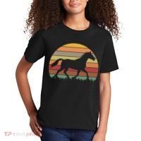 Retro Sunset Horse Kids T-Shirt thumb 2