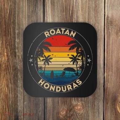 Roatan Souvenir Honduras Reminder Coaster