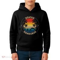Roatan Souvenir Honduras Reminder Kids Hoodie thumb 4