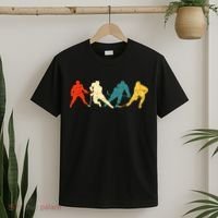 Retro Style Hockey Players T-Shirt thumb 2