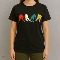 Retro Style Hockey Players T-Shirt thumb 4